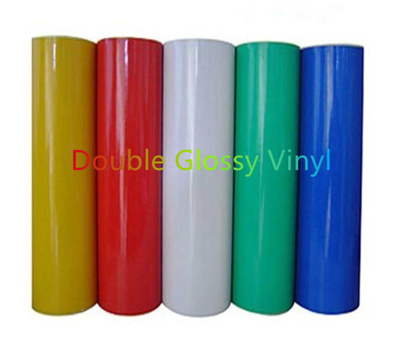 double glossy color cut vinyl