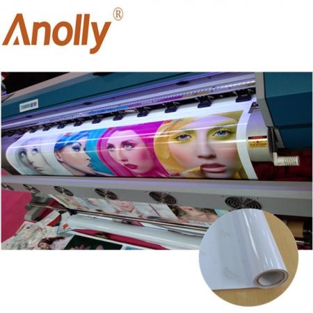 Glossy White Glue SAV PVC Roll