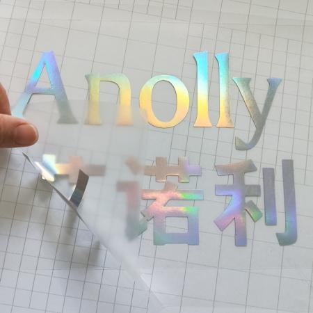 Laser color cutting vinyl