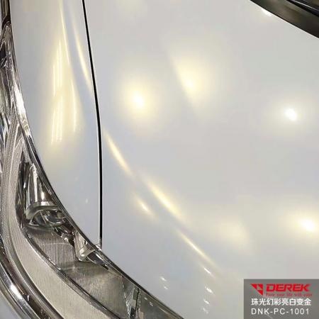 Chameleon car wrap film pearl white